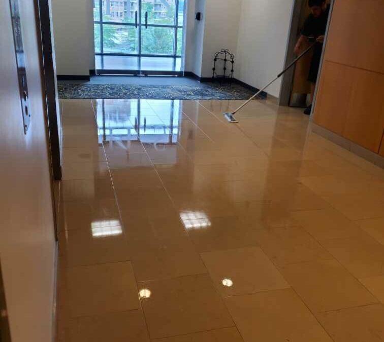 Keeping It Gleaming: Jersey Steamer Cleaning Services’ Remarkable Foyer Floor Cleaning on West Front Street in Red Bank, NJ